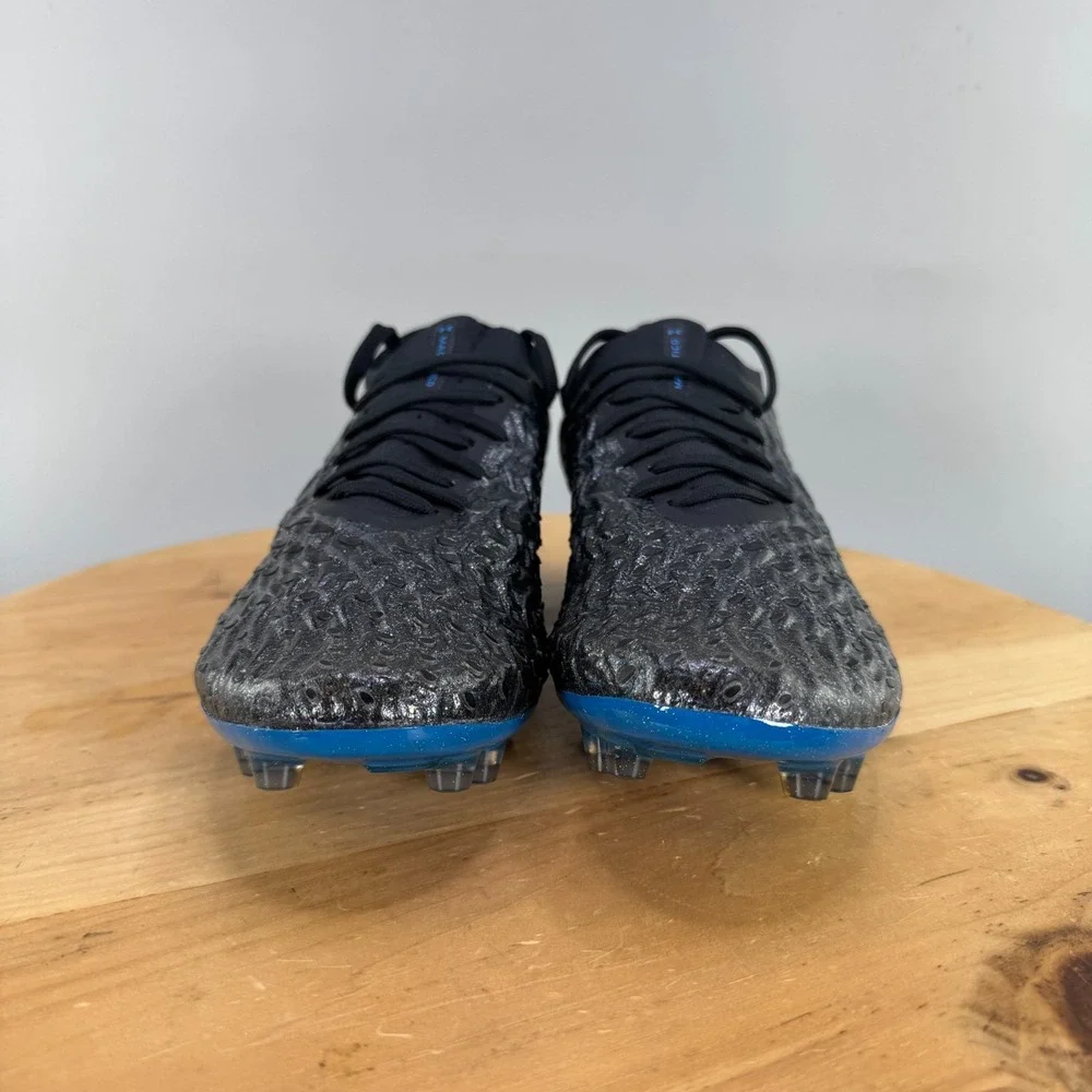Under‎ Armour UA Magnetico Elite 5 FG Mens Size 10 Soccer Cleats Black Blue NEW